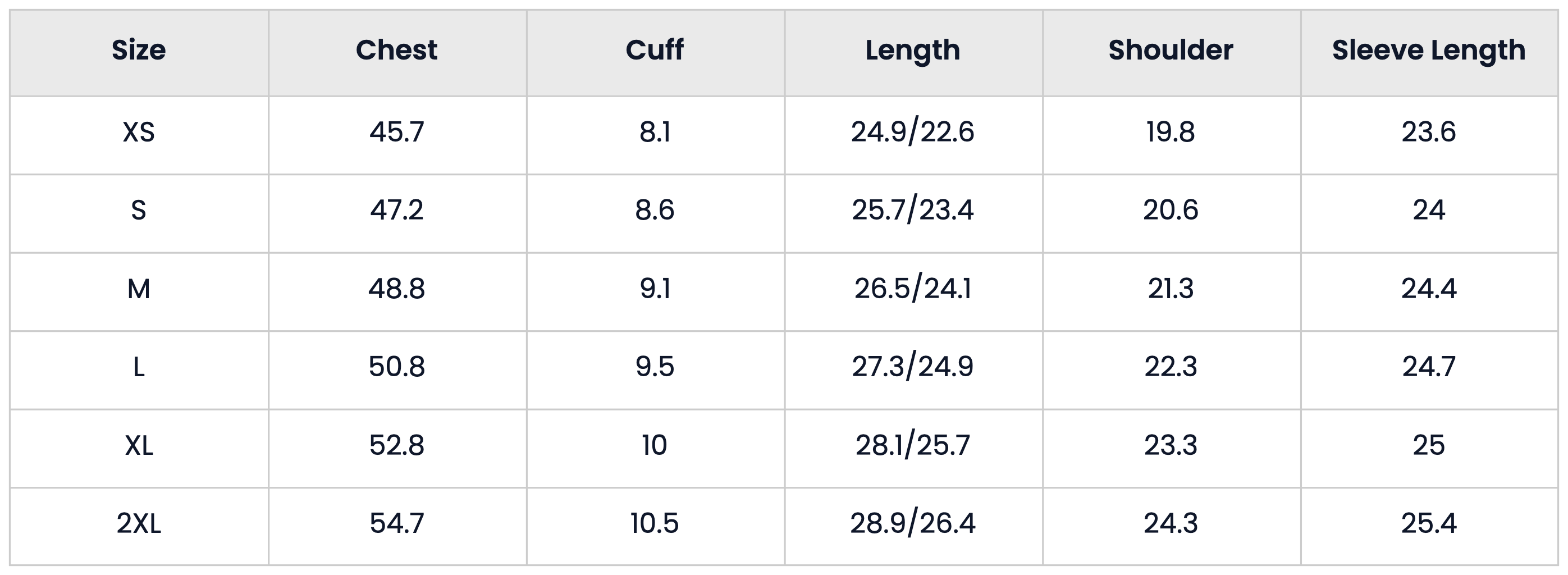 Size Chart for Loose Fit Letter Embroidered Knit Hooded Sweatshirt for Men