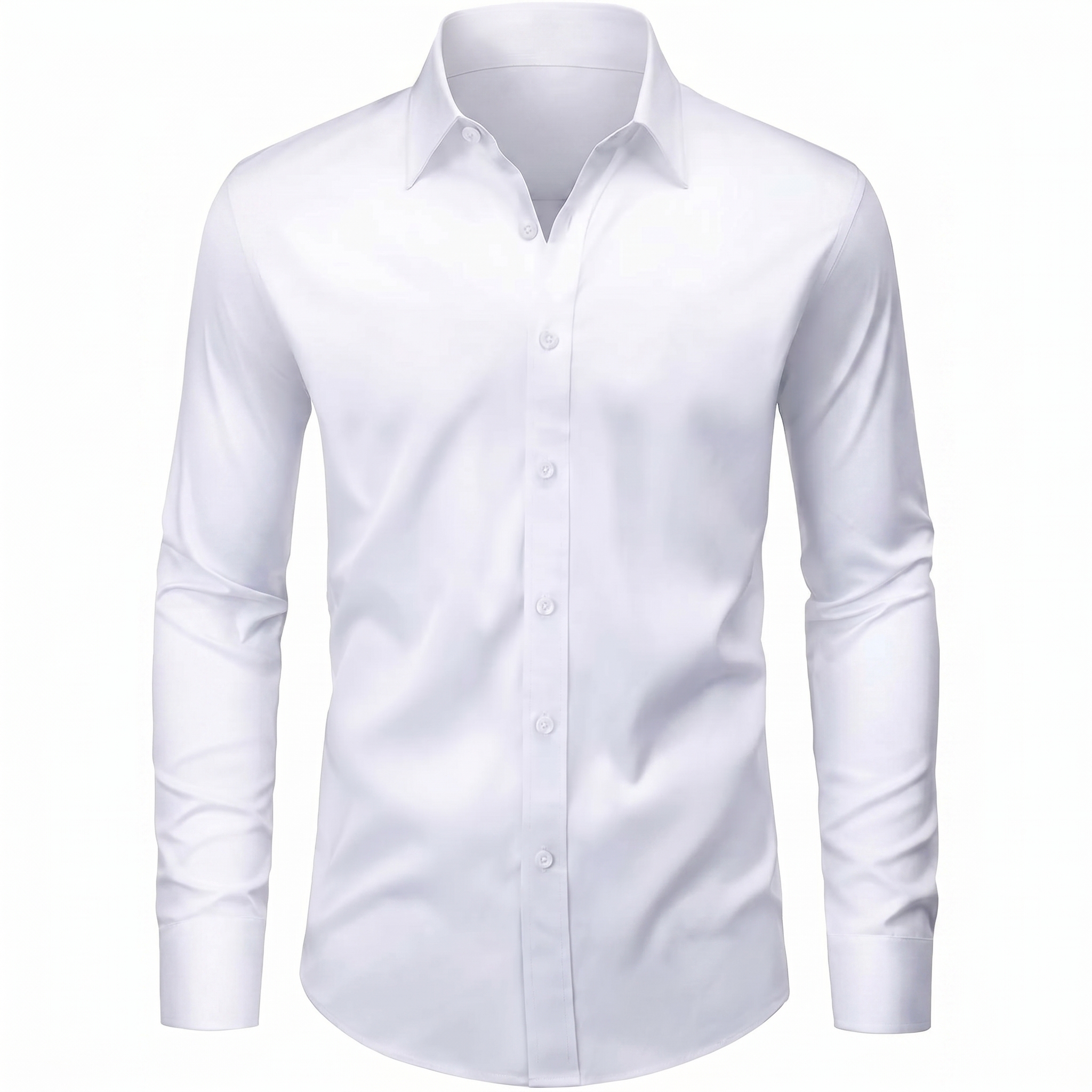 Long And Sleeve Casual Button Down Shirt For Men