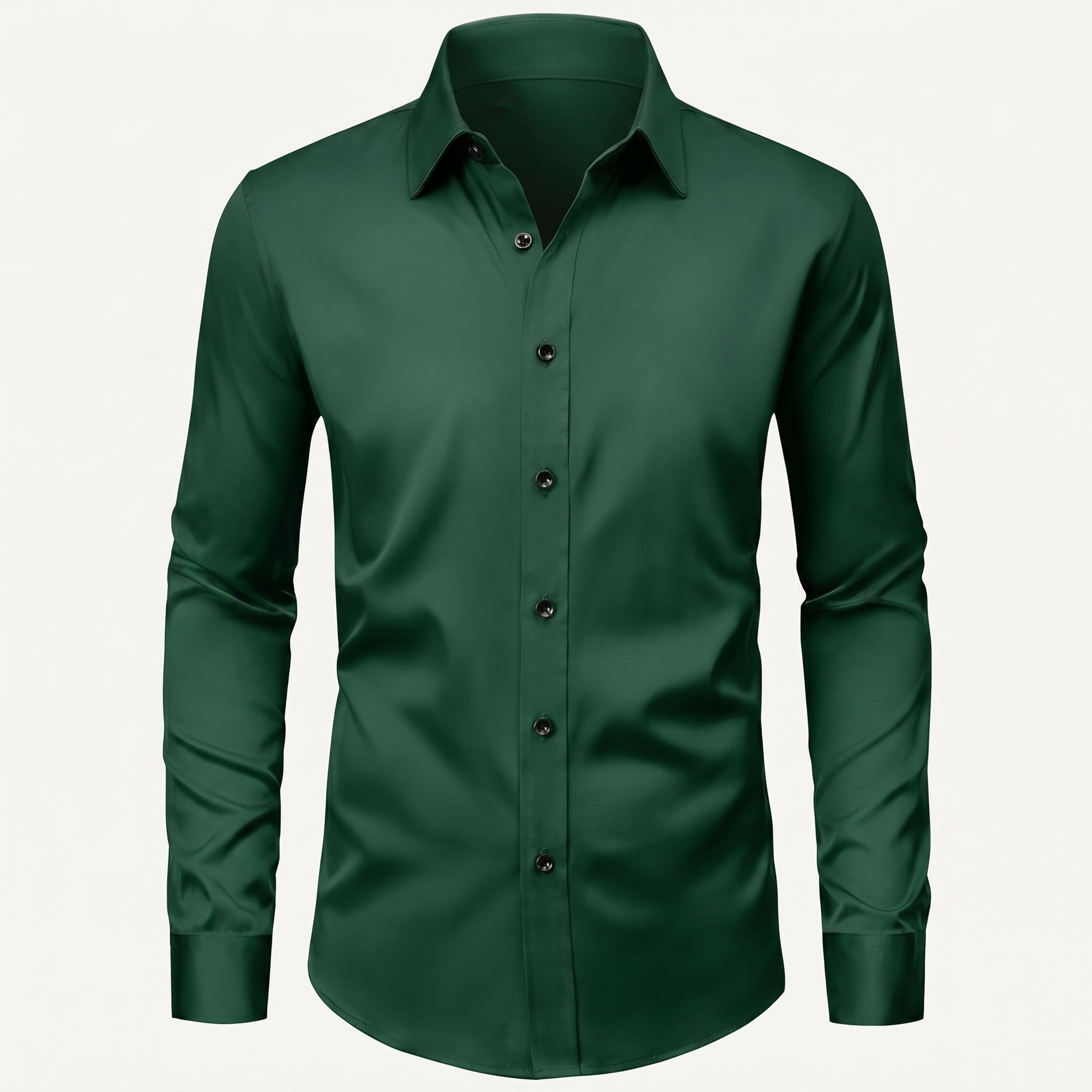 Long And Sleeve Casual Button Down Shirt For Men