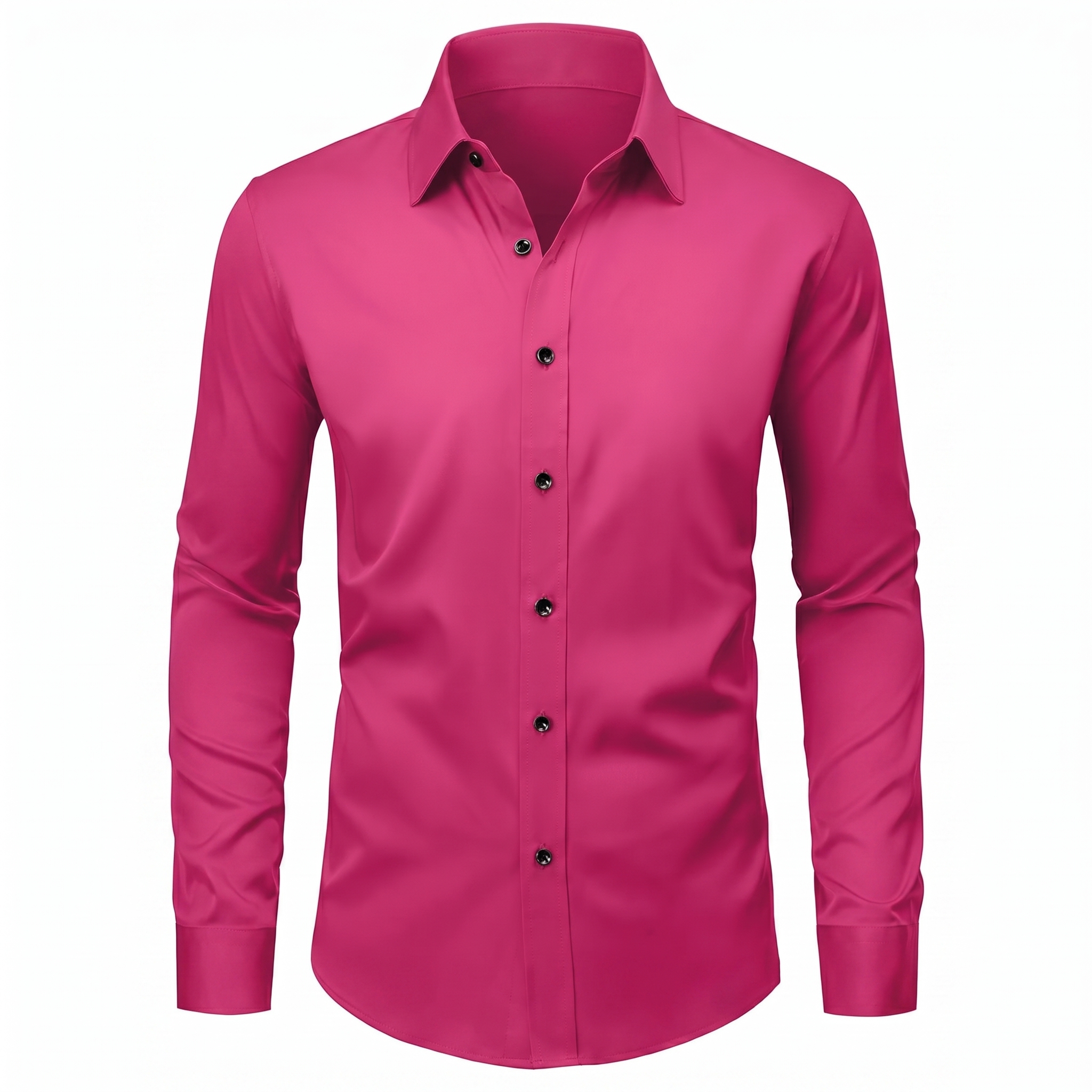 Long And Sleeve Casual Button Down Shirt For Men