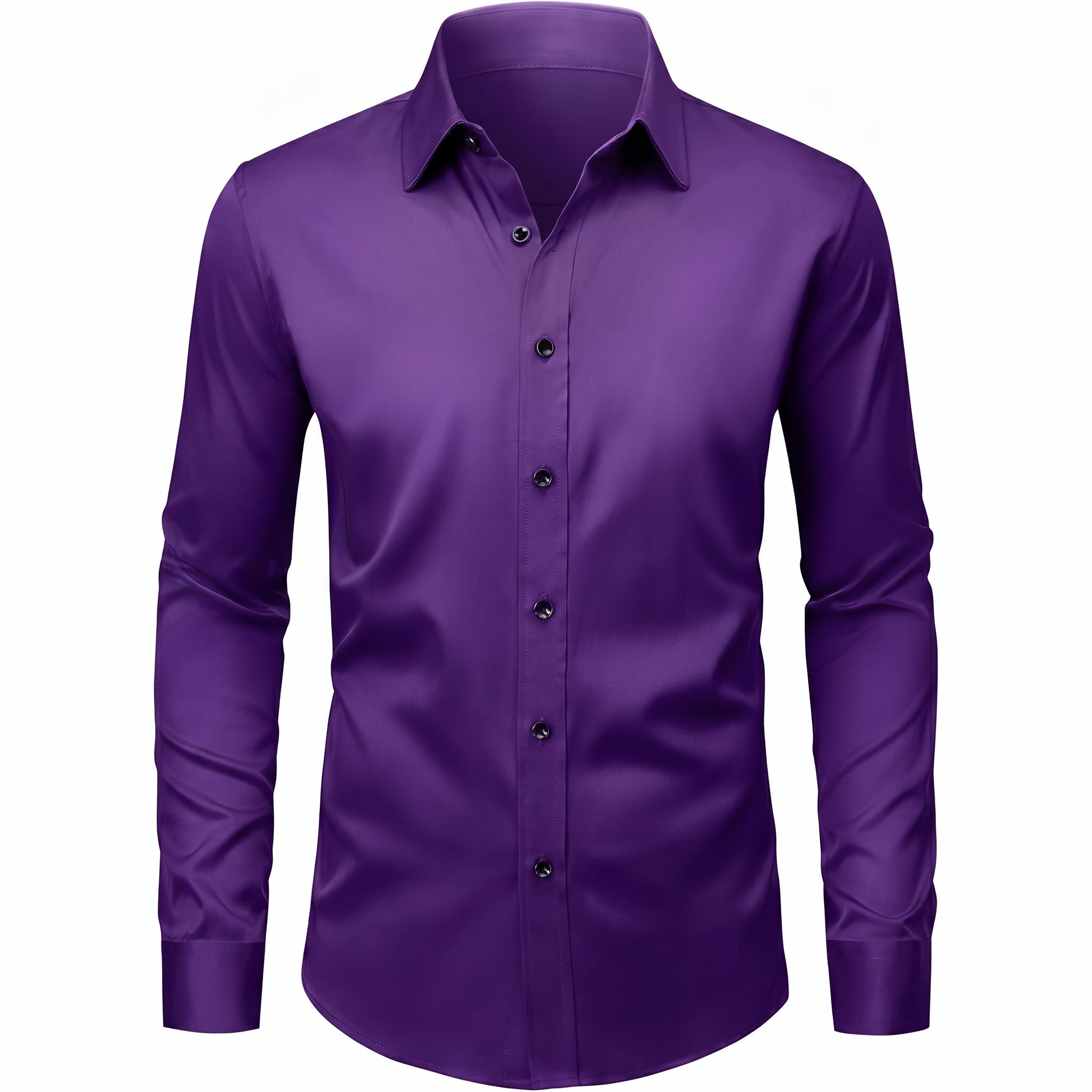 Long And Sleeve Casual Button Down Shirt For Men