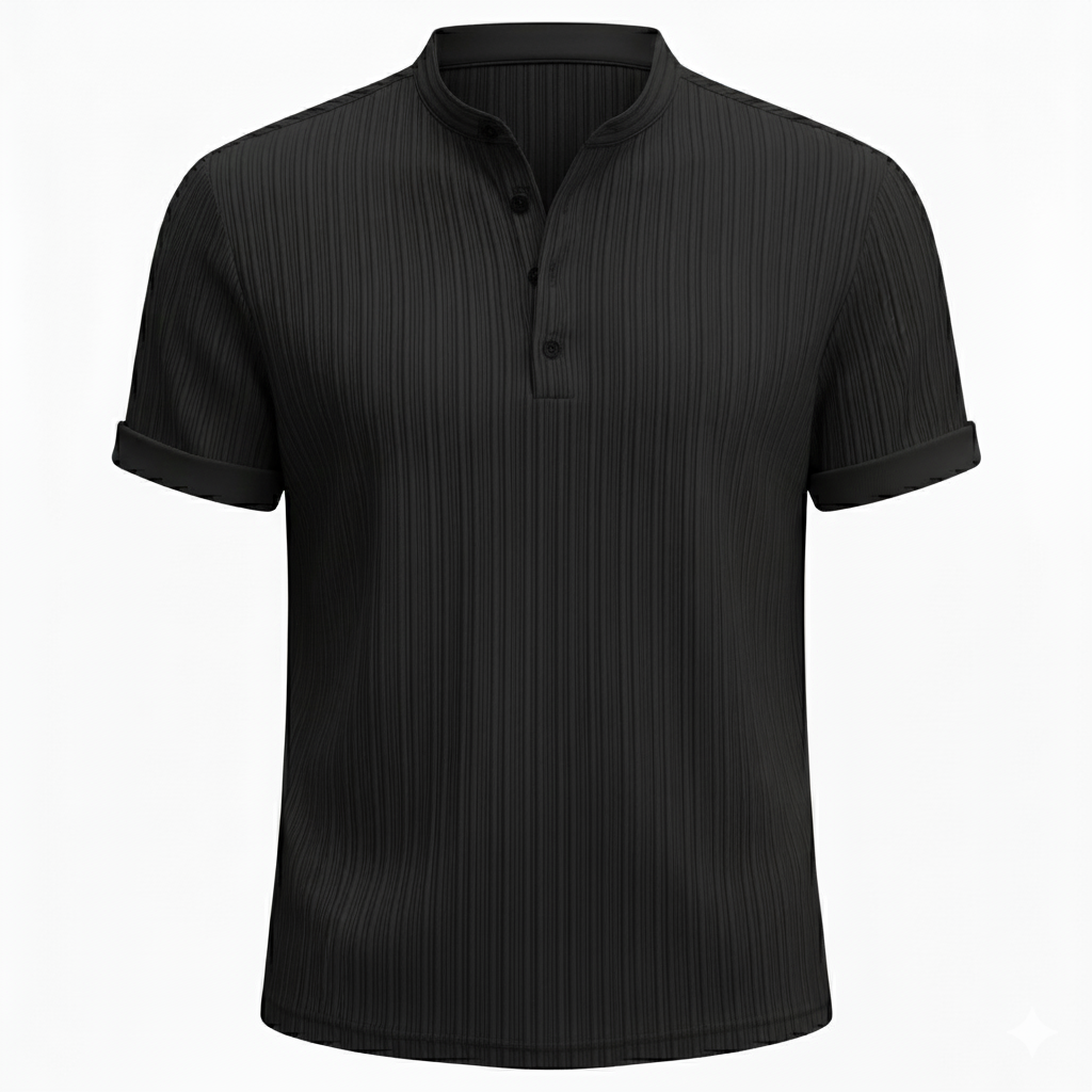 Retro Striped Linen T Shirt For Men