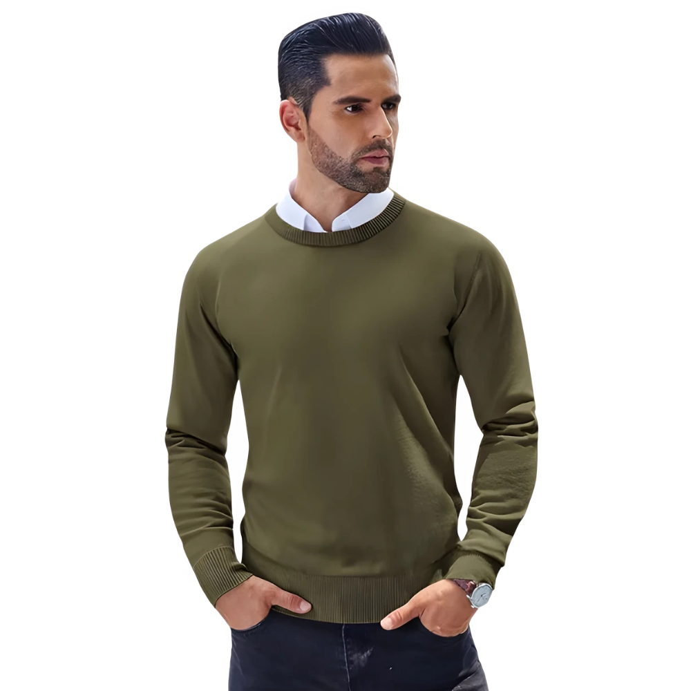 Slim Fit Knitted Sweater For Casual Wear
