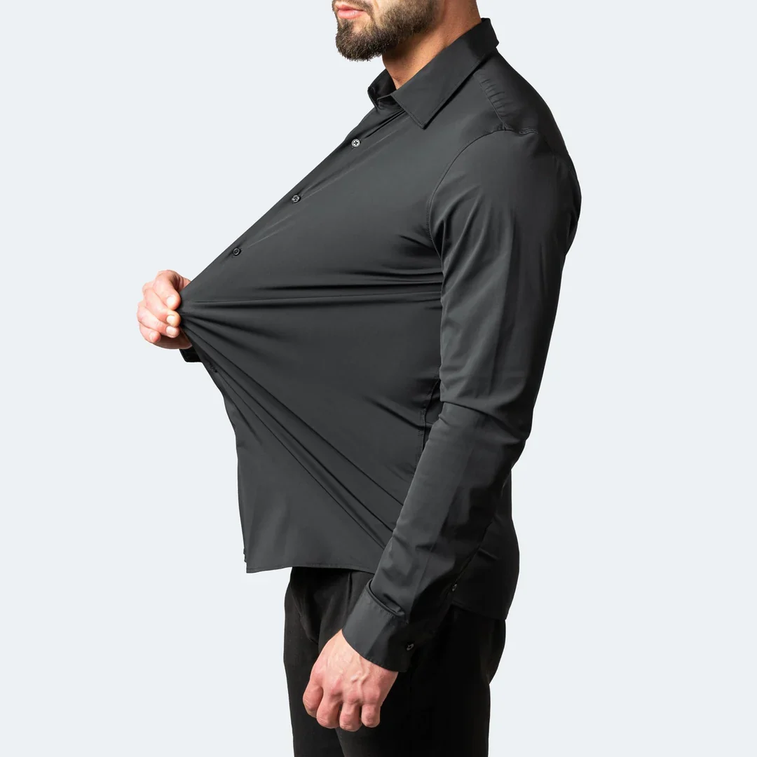 4 Way Stretch Non Iron Business Casual Performance Dress Shirt