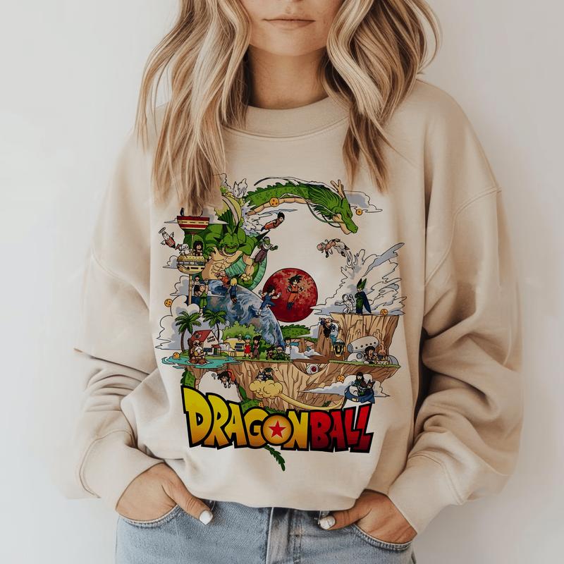 Dragon Ball Z 1 And 2 Sides Shirt