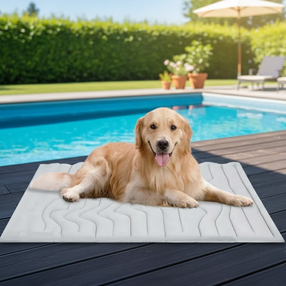 Eco-Friendly Cooling Pet Mat - Washable Large Dog & Cat Bed Pad