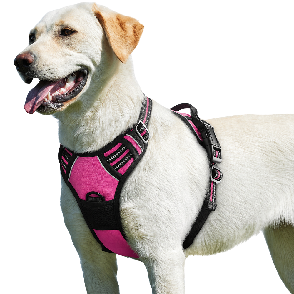 Reflective Safety Dog Harness for XL Dogs with Adjustable and Breathable