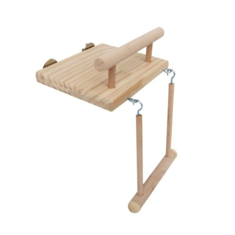 Wood Bird Swing Toy for Parrots Cockatiels and Budgies Cage Accessories for Mental Stimulation — packaging