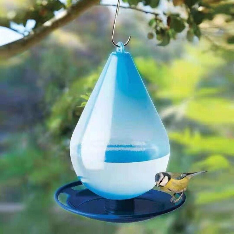 Colorful Bird Hanging Feeder for Wild Birds Cage Accessories for Mental Stimulation — side view