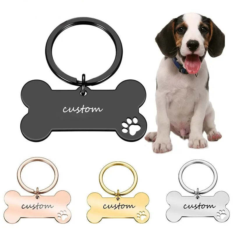 Classic Shape Custom Pet ID Tag For Dogs And Cats