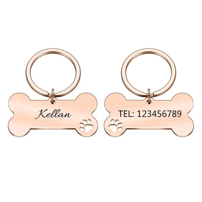 Classic Shape Custom Pet ID Tag For Dogs And Cats