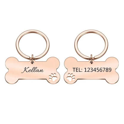 Classic Shape Custom Pet ID Tag For Dogs And Cats