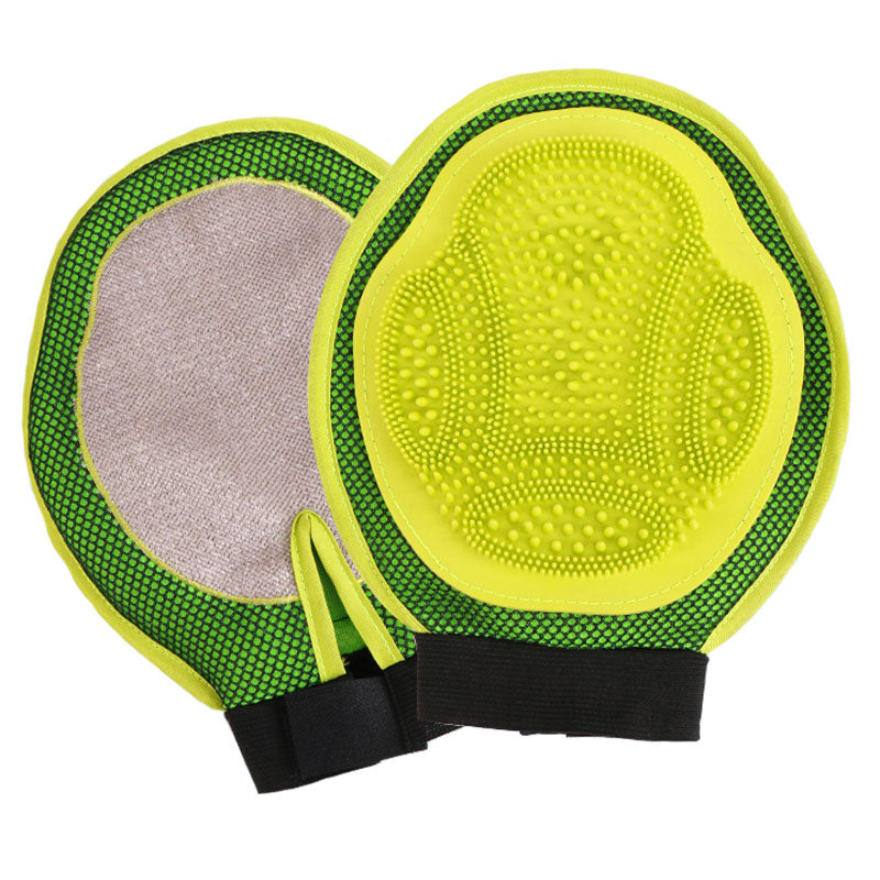 Professional Grooming Glove for Cats Effective Coat Care Shedding Control and Grooming Tool — front view