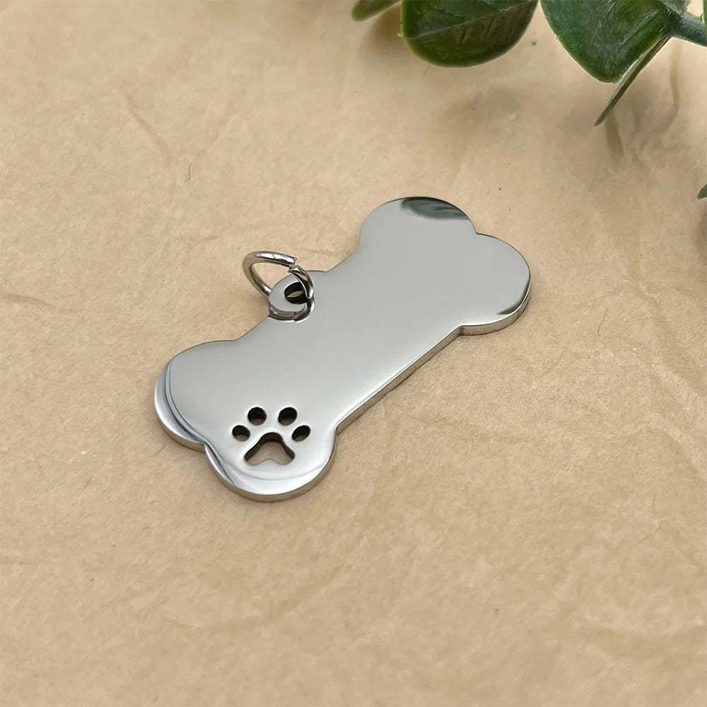 Personalized Pet Name Tag Pendant For Dog Collar