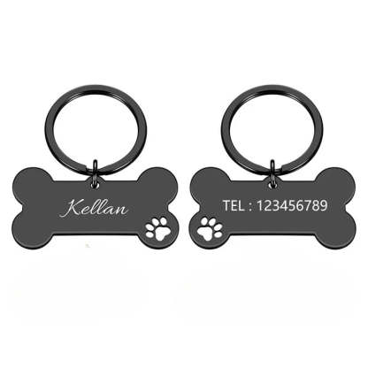 Classic Shape Custom Pet ID Tag For Dogs And Cats