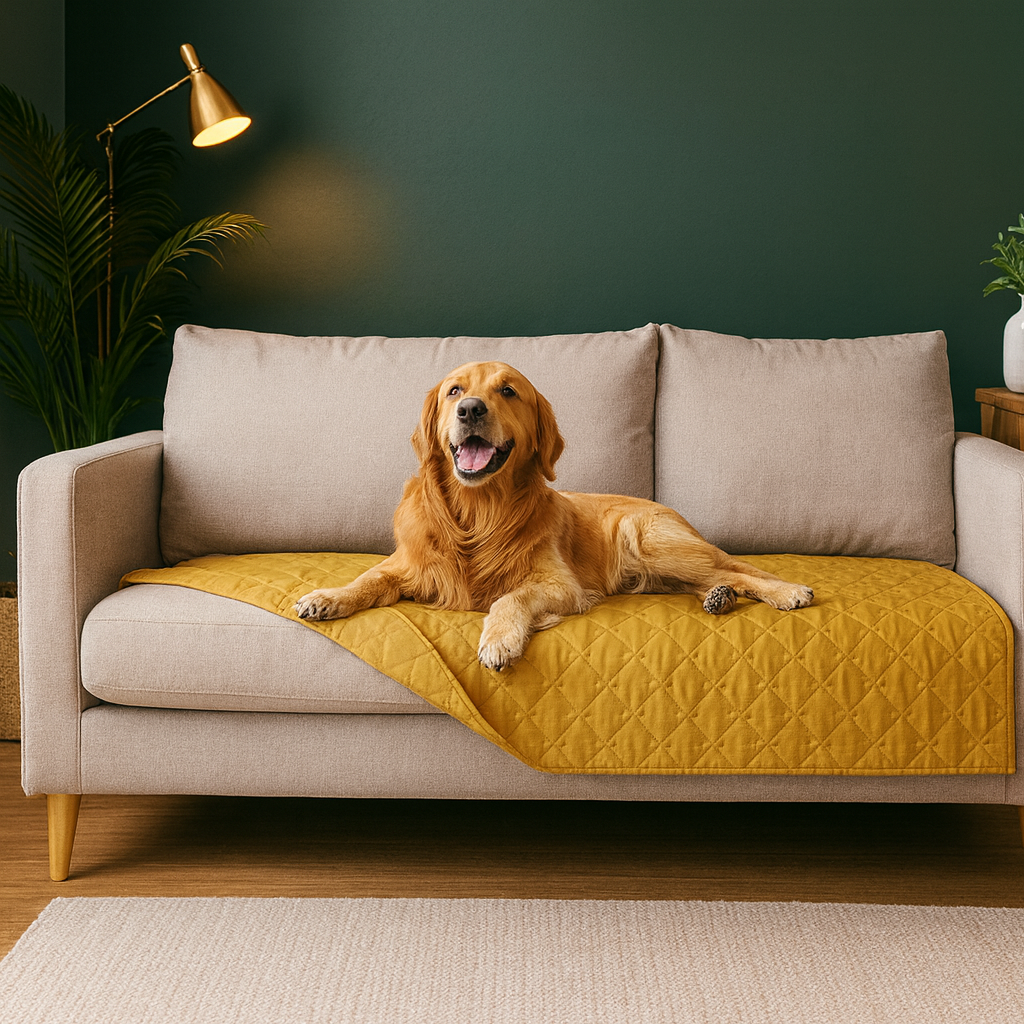 100% Double Sided Waterproof Dog Blanket Soft Pet Bed Cover