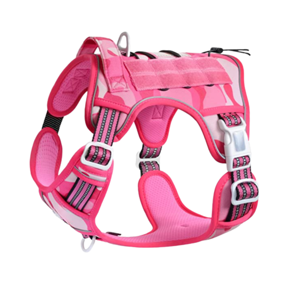 Reflective Safety Dog Harness for S to XL Dogs with Adjustable and Breathable