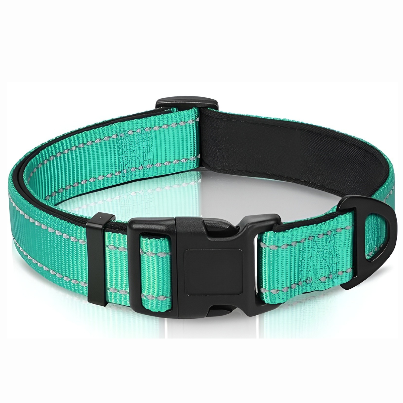 Neoprene Padded Nylon Reflective Dog CollarNeoprene Padded Nylon Reflective Dog Collar - Image 12