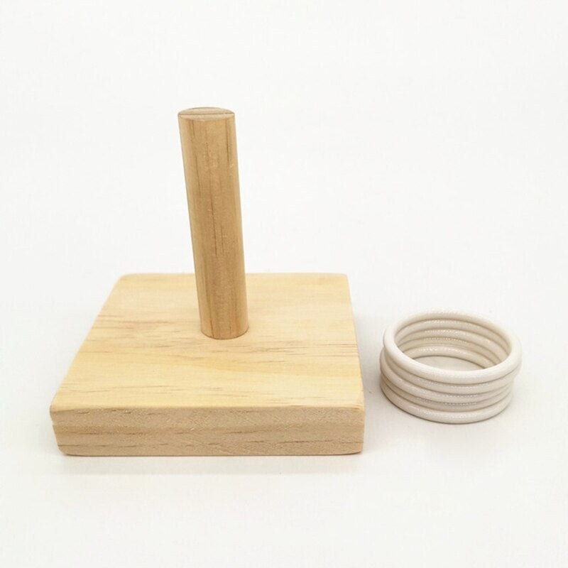 Wood Bird Swing Toy for Parrots Cockatiels and Budgies with Non-toxic Cage Accessories for Mental Stimulation — view 7
