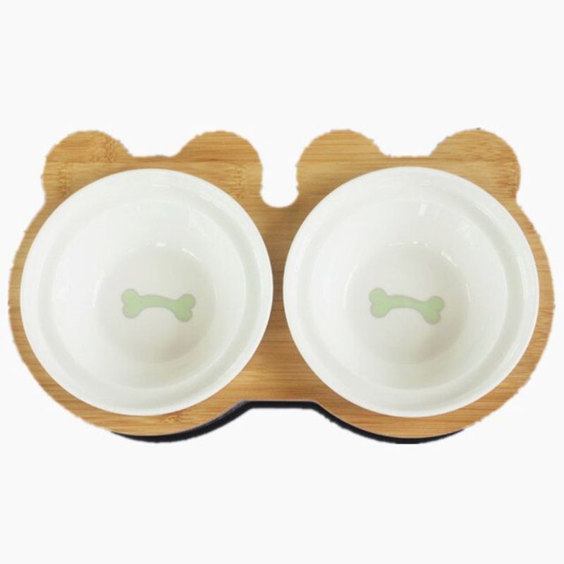 Stainless Steel Cat Food and Water Bowl for Indoor Cats Clean Hygienic Easy to Maintain for Daily Use Pet — front view