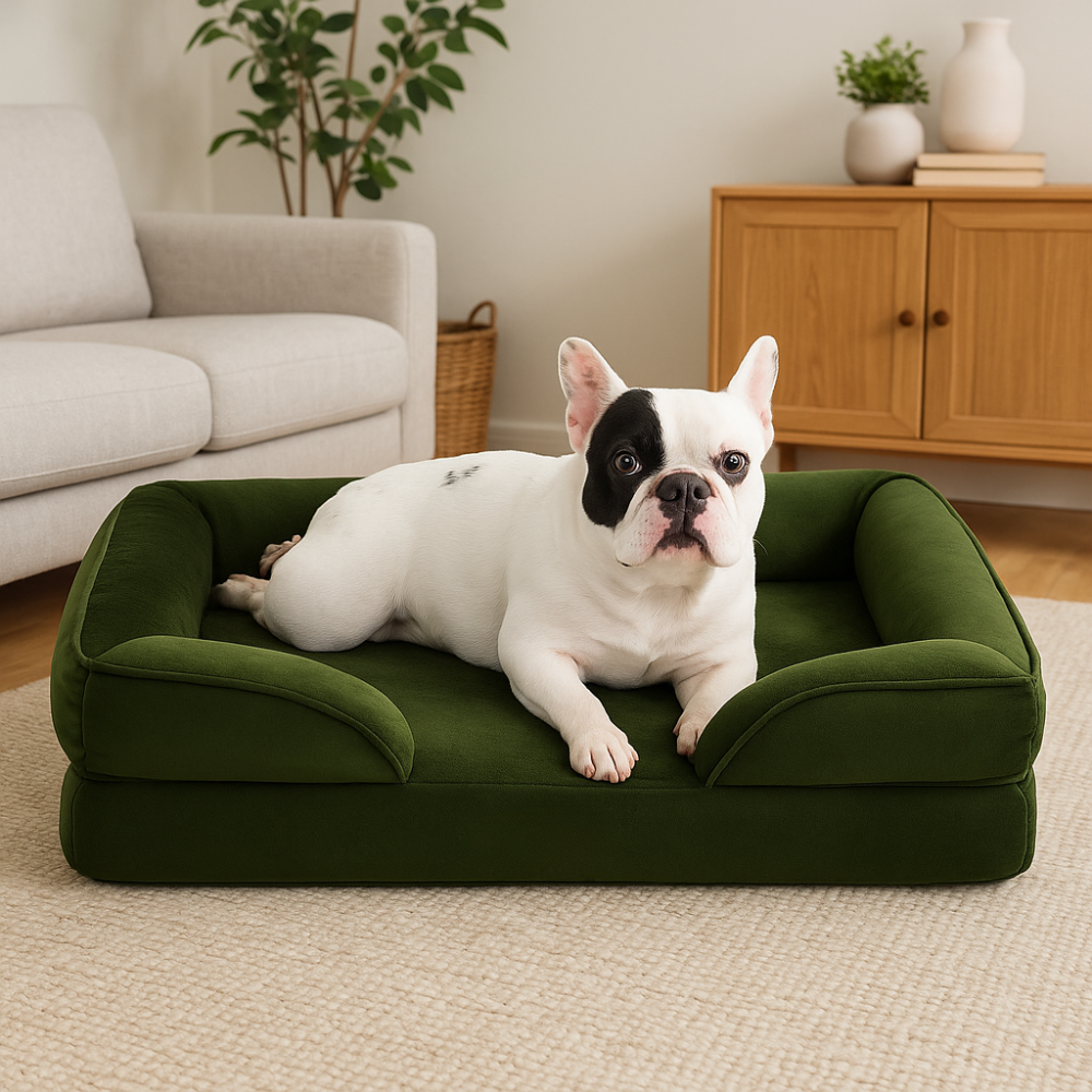 Orthopedic Dog Beds For Small DogsWaterproof Dog Sofa Bed With Removable Washable Cover - Image 3
