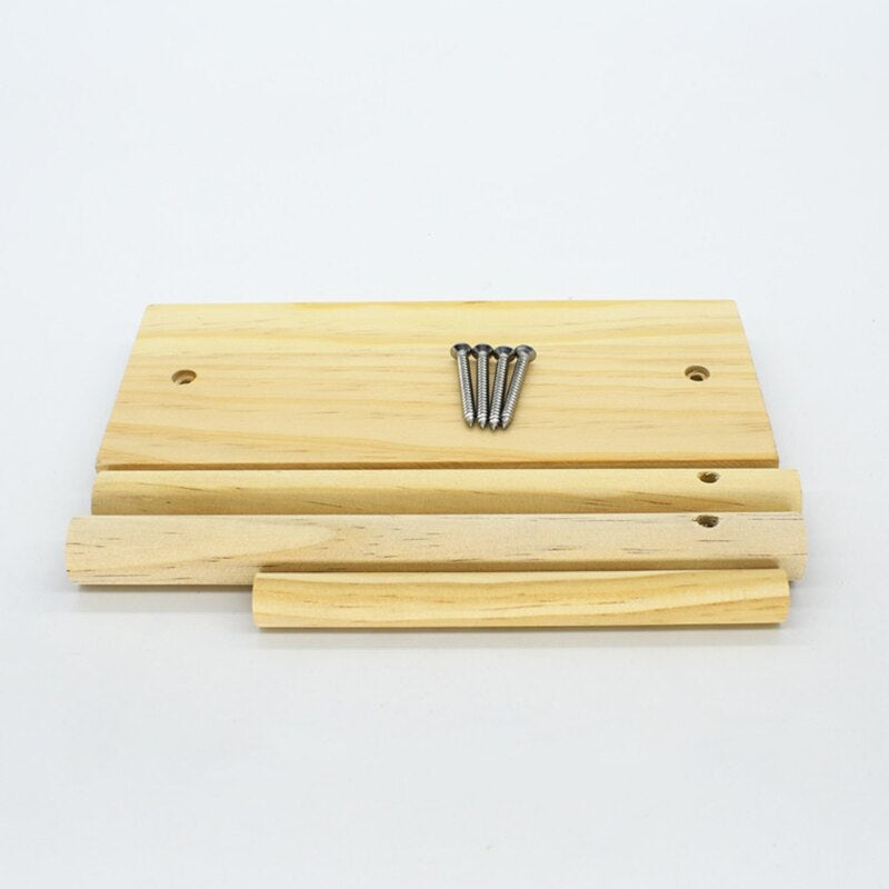 Wood Bird Swing Toy for Parrots Cockatiels and Budgies with Non-toxic Cage Accessories for Mental Stimulation — view 9