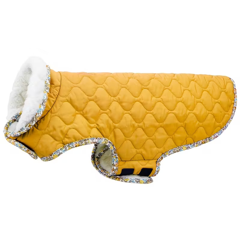 Winter Dog Coat With Plush Lining And Adjustable StrapsWinter Dog Coat With Plush Lining And Adjustable Straps - Image 7