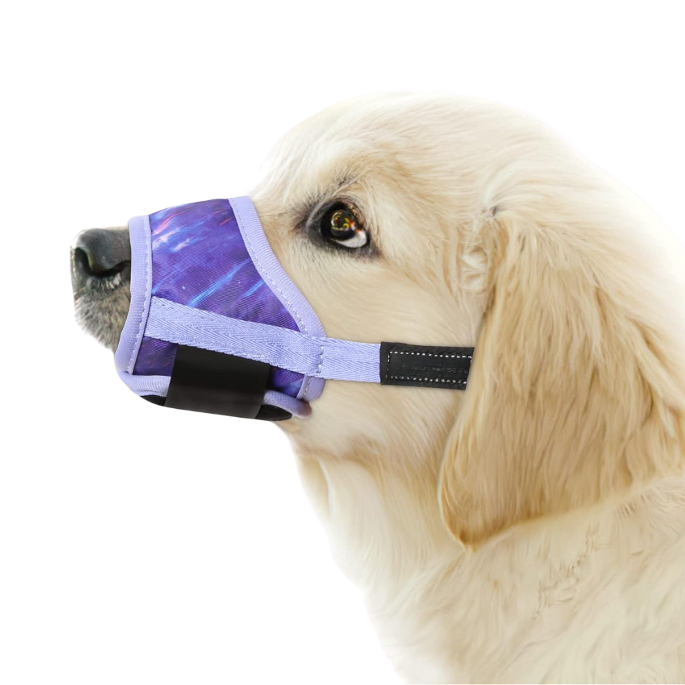 Dog Muzzle Soft Nylon Adjustable Pet Muzzle For Small Medium Large Dogs