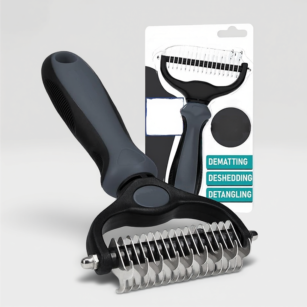 Double-Sided Dog And Cat Grooming Brush
