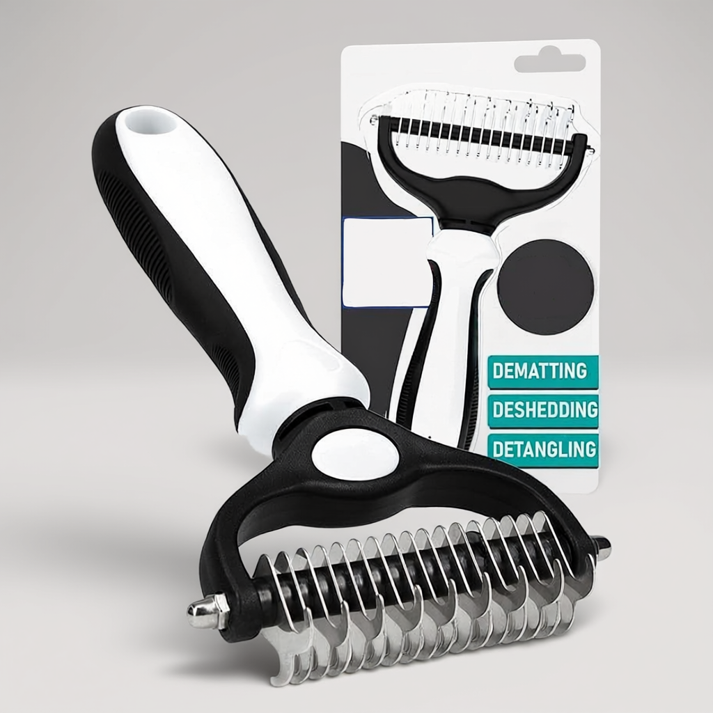 Double-Sided Dog And Cat Grooming Brush