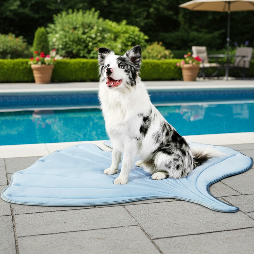 Eco-Friendly Cooling Pet Mat - Washable Large Dog & Cat Bed PadLightweight Portable Cooling Mat For Pets - Image 4