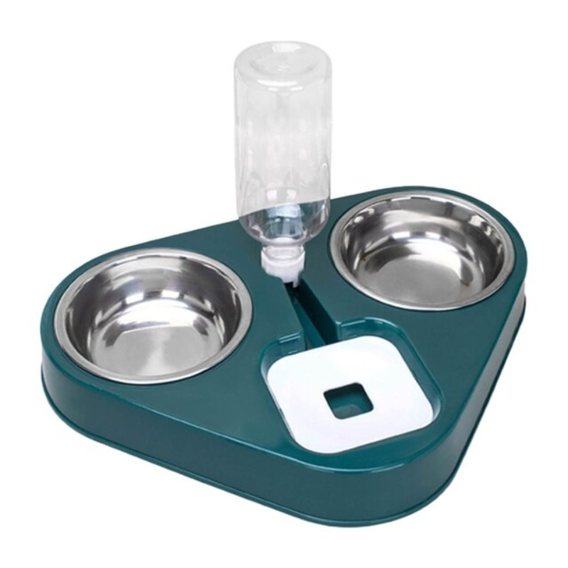 Dual Bowl Water Feeder Stainless Steel For DogDual Bowl Water Feeder Stainless Steel For Dog - Image 3