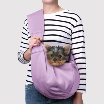 Small Dog Sling Carrier With Classic Strap
