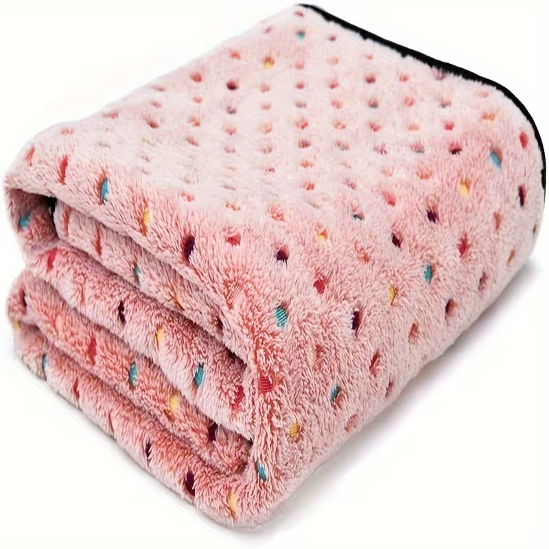 Soft Coral Flannel Pet Blanket For PetsSoft Coral Flannel Pet Blanket For Pets - Image 4