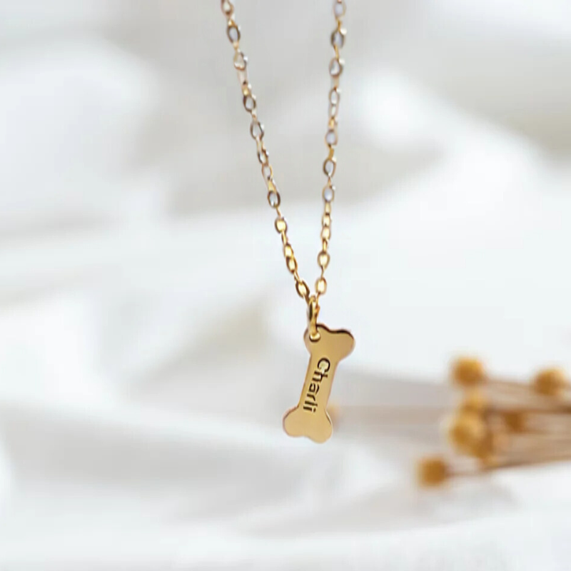 Custom Name Pendant Necklace For Pet Enthusiasts