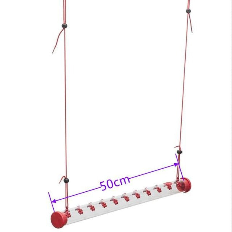 Colorful Bird Hanging Feeder for Wild Birds with Foldable Cage Accessories for Mental Stimulation — detail close-up