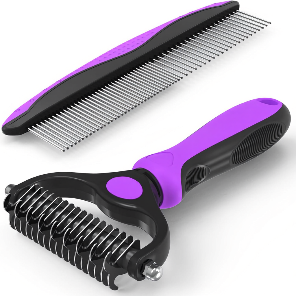 Pet Grooming Brush And Metal Comb SetPet Grooming Brush And Metal Comb Set - Image 9