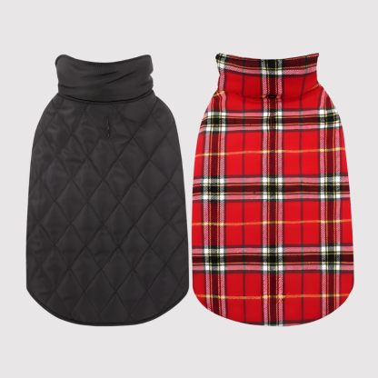 Reversible Dog Jacket for Small Dogs