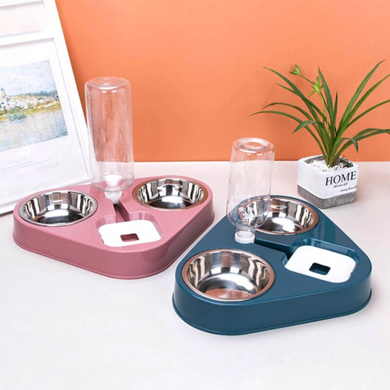 Dual Bowl Water Feeder Stainless Steel For DogDual Bowl Water Feeder Stainless Steel For Dog - Image 4