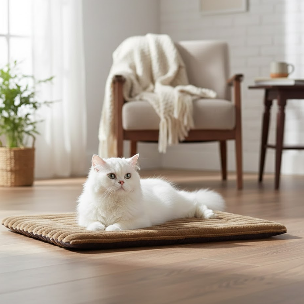 No Electricity Thermal Extra Warm Mat Indoor & Outdoor Non Slip Washable Noiseless Animal Warming Pad