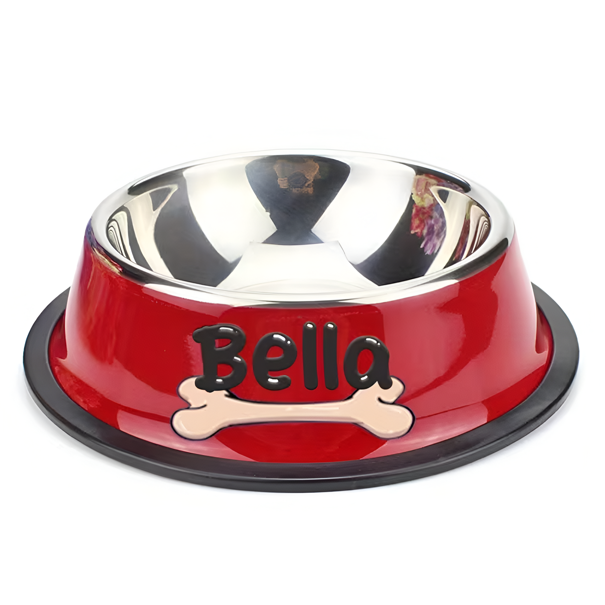 Steel Pet Bowl With Custom Name For Cats And DogsPersonalized Steel Pet Feeding Bowl - Image 6