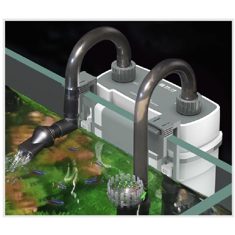 Aquarium Filter for Freshwater and Saltwater Aquariums with Durable 7W Reliable Precise Control — detail close-up