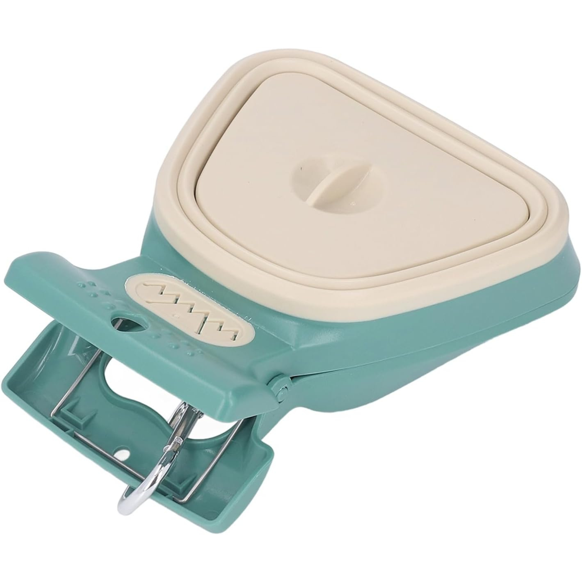 Portable Sanitary Dog Poop Waste Scooper with Garbage Roll with Foldable and Lightweight — front view