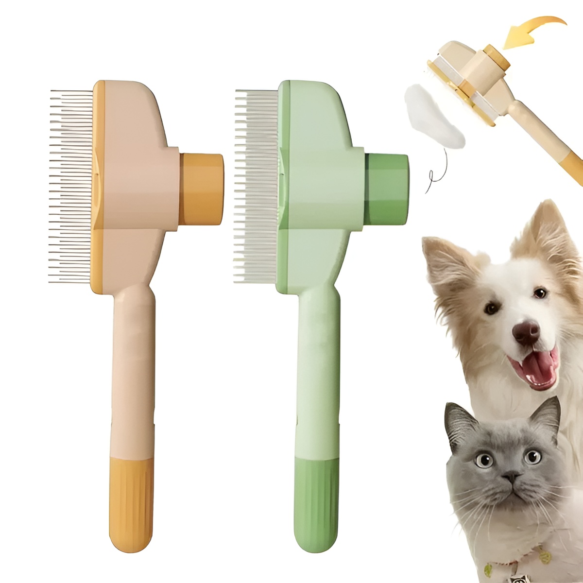 Professional Pet Hair Remover Lint Roller for Dogs and Cats with Waterproof and Lightweight — front view