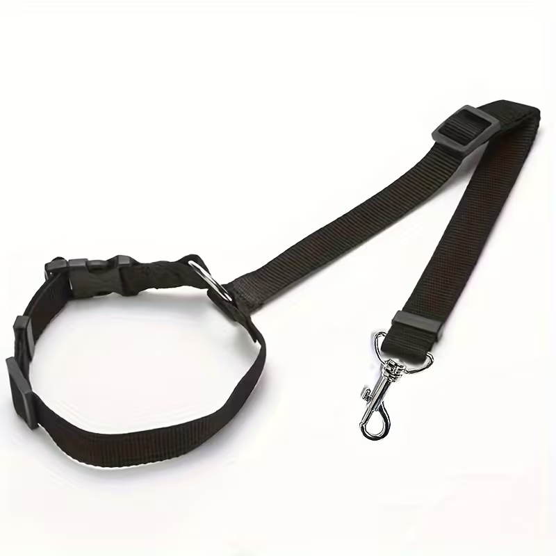 Pet Car Safety Seat Belt With Adjustable Dog Harness Strap