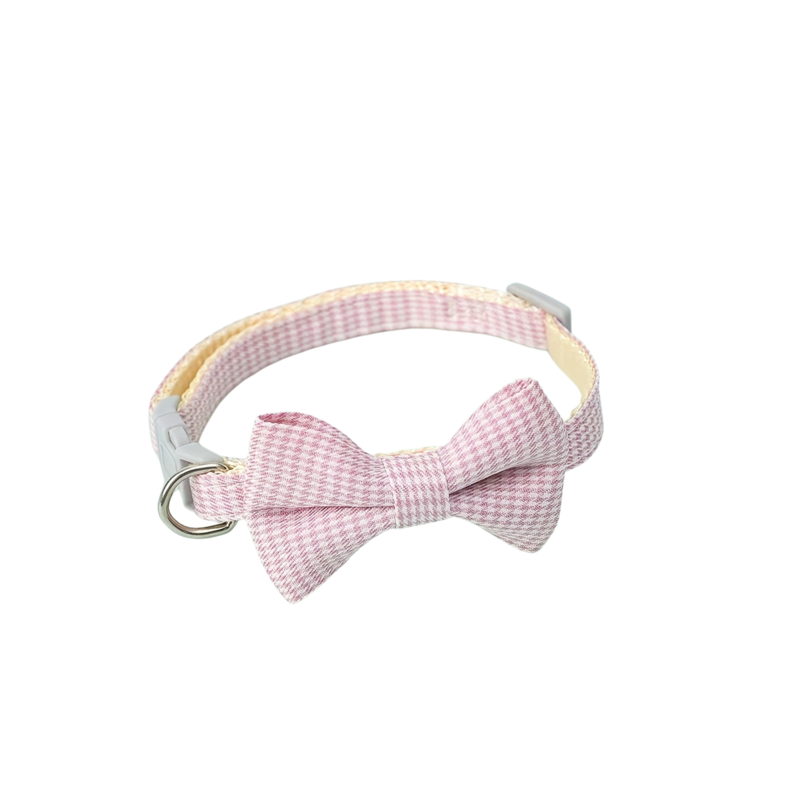 Adjustable Plaid Cat Collar With Bow Tie And BellAdjustable Plaid Cat Collar With Bow Tie And Bell - Image 6