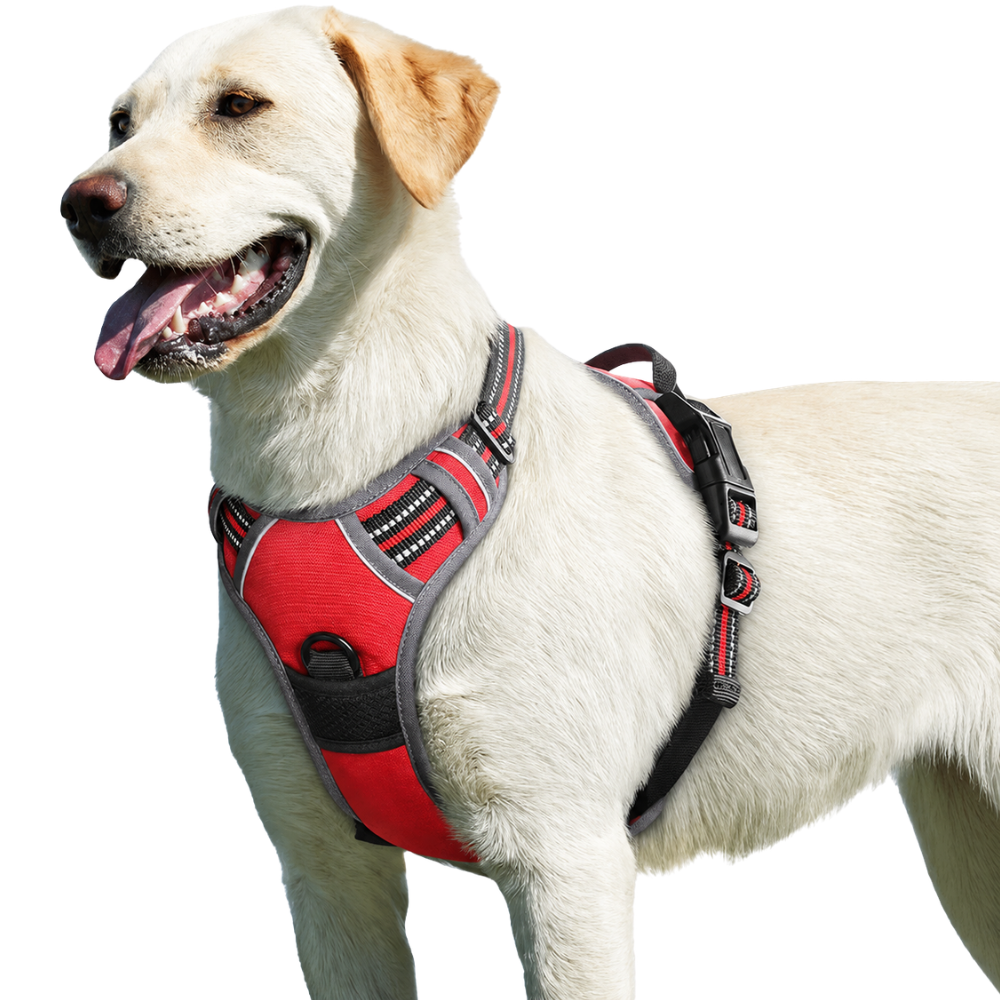 Reflective Safety Dog Harness for XL Dogs with Adjustable and Breathable
