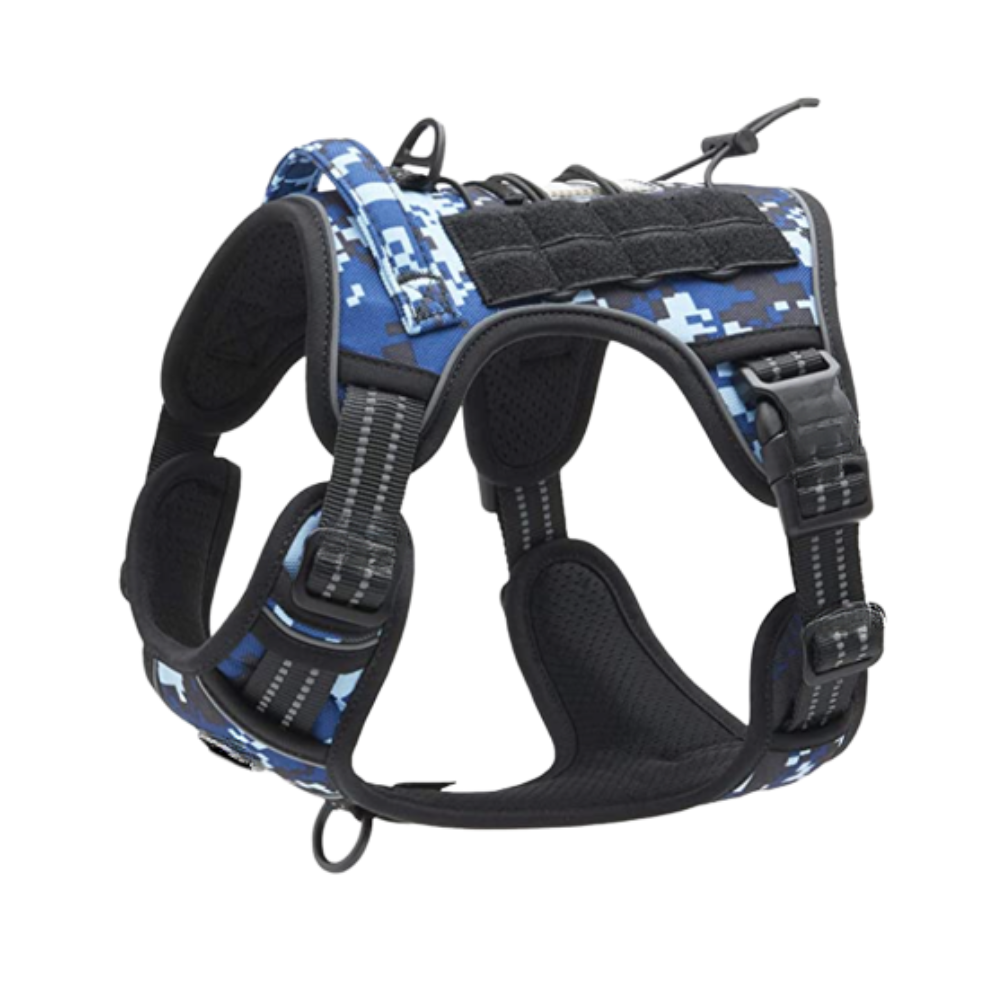 Reflective Safety Dog Harness for S to XL Dogs with Adjustable and Breathable