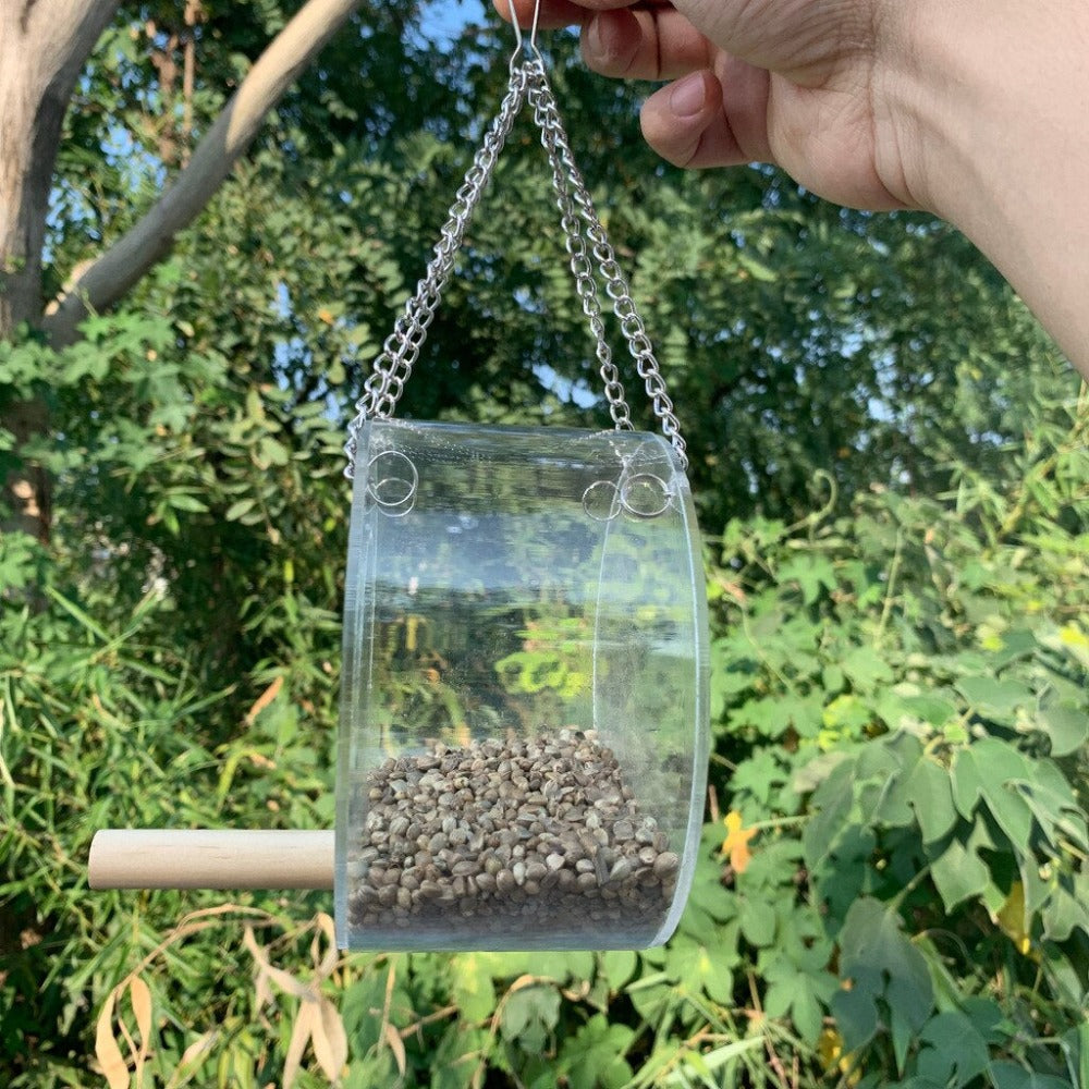 Acrylic Bird Feeder Outdoor Food BoxAcrylic Bird Feeder Outdoor Food Box - Image 3