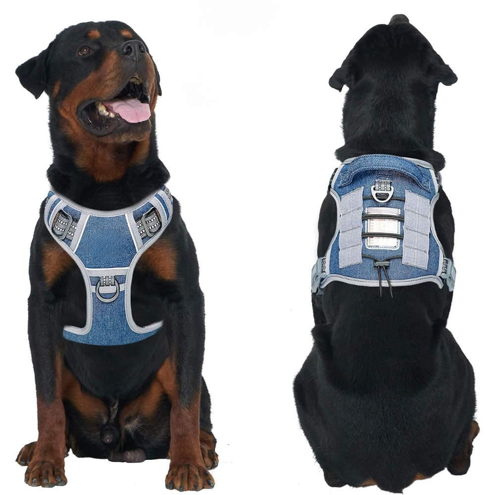 Tactical Dog Harness No Pull Adjustable Reflective VestTactical Dog Harness No Pull Adjustable Reflective Vest - Image 8